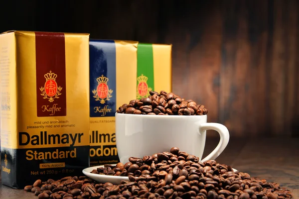 Kawy produktów Alois Dallmayr — Zdjęcie stockowe