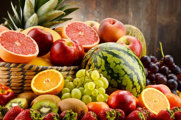 Composition with assorted fruits — Stock Photo, Image