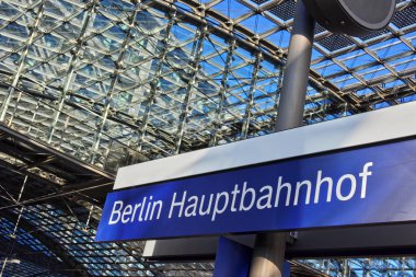 Berlin Hauptbahnhof, Berlin, Almanya ana tren istasyonu