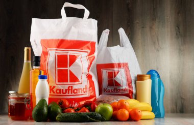 Özgün Kaufland plastik alışveriş çantası ve ürünleri