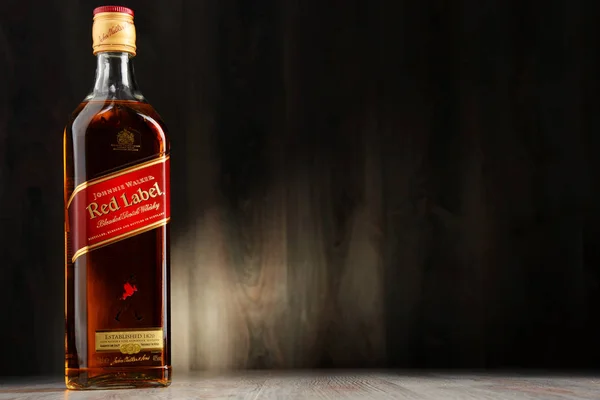 Şişe Johnnie Walker Scotch viski — Stok fotoğraf