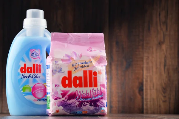 Dalli laundry detergent products — Stock Photo, Image