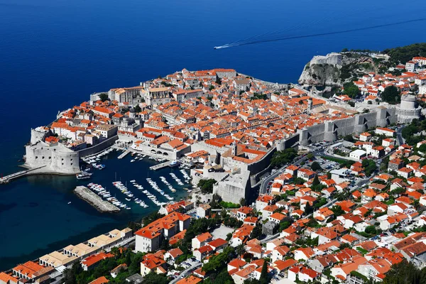 Vista aérea de dubrovnik, croacia — Foto de Stock