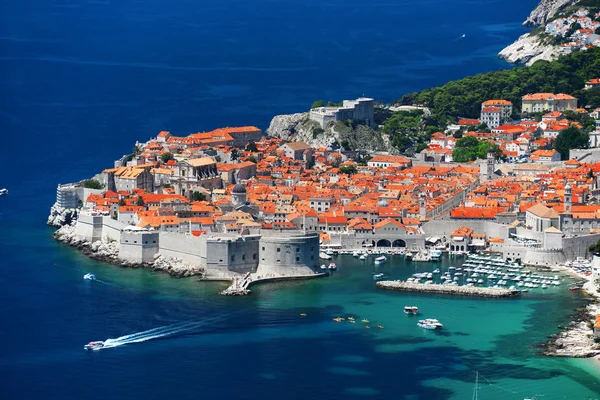 Vista aérea de dubrovnik, croacia — Foto de Stock