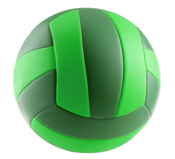 Leder-Volleyball isoliert auf weißem Hintergrund — Stockfoto