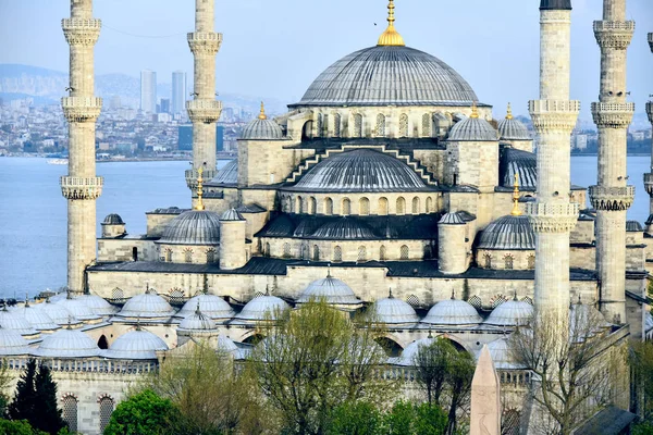 Sultan Ahmed-moskén och Blå moskén i Istanbul, Turkiet — Stockfoto