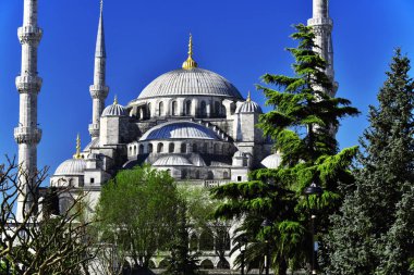 Sultan Ahmed Camii veya Sultanahmet Camii, Istanbul, Türkiye