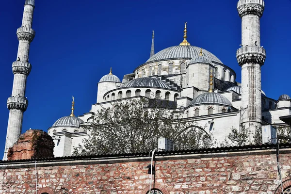 Mešita Sultan Ahmed nebo Modrá mešita v Istanbulu, Turecko — Stock fotografie