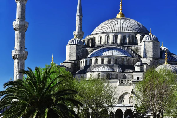 Τζαμί του Sultan Ahmed ή Μπλε Τζαμί στην Κωνσταντινούπολη, Τουρκία — Φωτογραφία Αρχείου