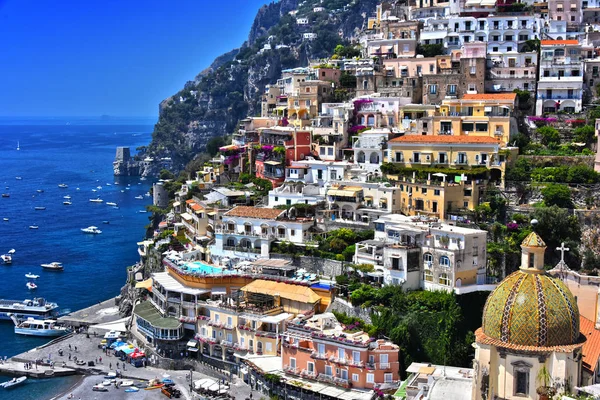 City of Positano on Amalfi coast, Italy — Stock Photo, Image