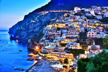 Şehir Positano Amalfi Coast, İtalya