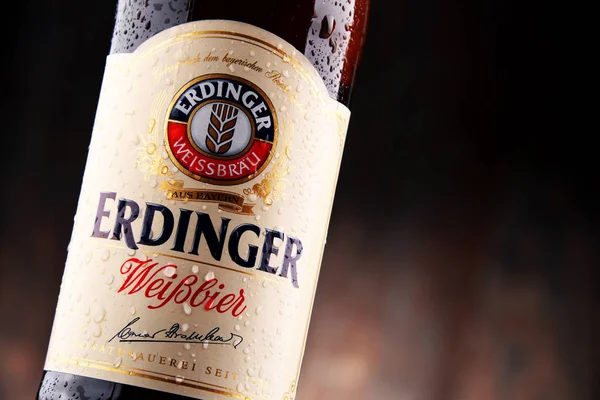 Bottiglia di birra Erdinger — Foto Stock