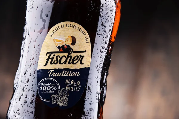 Bottiglia di birra Fischer Traditionr — Foto Stock