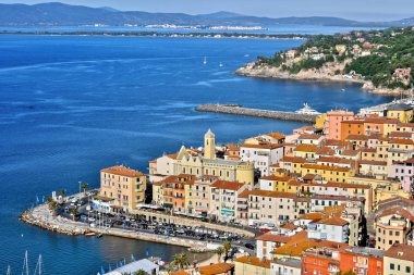 Şehir Porto Santo Stefano, Toskana, İtalya