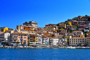 Şehir Porto Santo Stefano, Toskana, İtalya