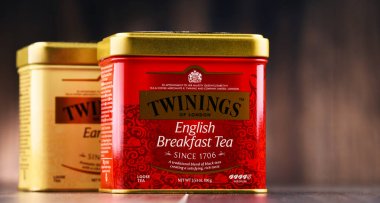 Kutuları Twinings çay