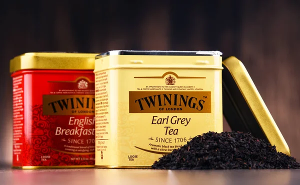 Kutuları Twinings çay