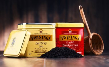 Kutuları Twinings çay