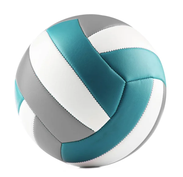 Leather volleyball isolated on a white background — Stock Photo, Image