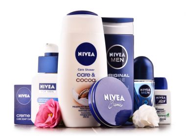 Nivea ürünleri krem ve sabun da dahil olmak üzere çeşitli