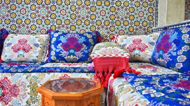 Geleneksel Fas iç tasarım