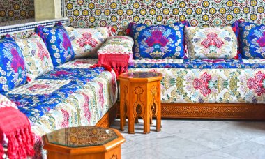 Geleneksel Fas iç tasarım