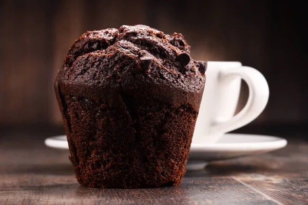 Kahve ve çörek Kupası ile kompozisyon