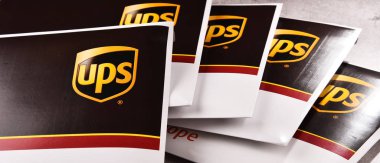 Zarf Uinited parsel hizmet veya Ups
