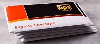 Zarf Uinited parsel hizmet veya Ups