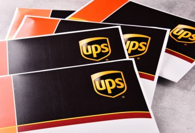 Zarf Uinited parsel hizmet veya Ups