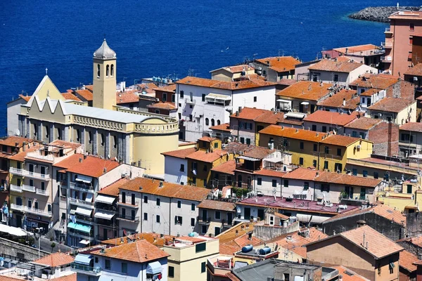 Város Porto Santo Stefano, Toszkána, Olaszország — Stock Fotó