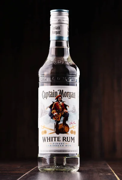 Μπουκάλι καπετάνιος ρούμι Morgan — Φωτογραφία Αρχείου