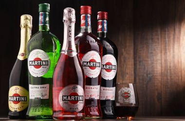Şişe Martini, ünlü İtalyan vermut