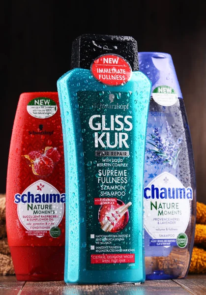 Schwarzkopf ürünlerin konteynerler