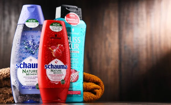 Schwarzkopf ürünlerin konteynerler