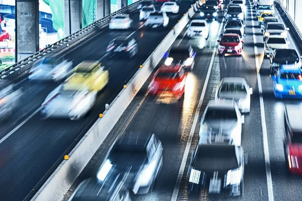 Controlled-access highway in Bangkok during rush hour — Stock Photo, Image