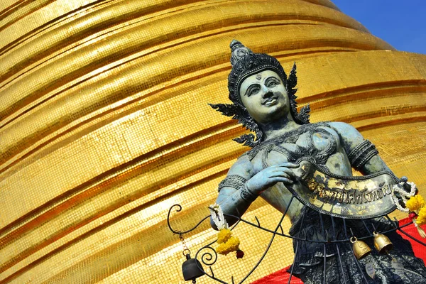 Wat Saket Golden Mount-Bangkok, Thaiföld — Stock Fotó