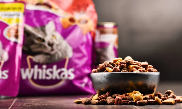 Whiskas kat voedingsproducten van Mars Incorporated — Stockfoto