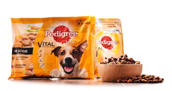 화성 Incorporated의 혈통 Petfoods 제품 — 스톡 사진