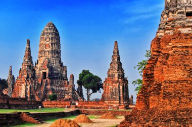 WAT Chaiwatthanaram, Ayutthaya, Tayland Budist tapınağı