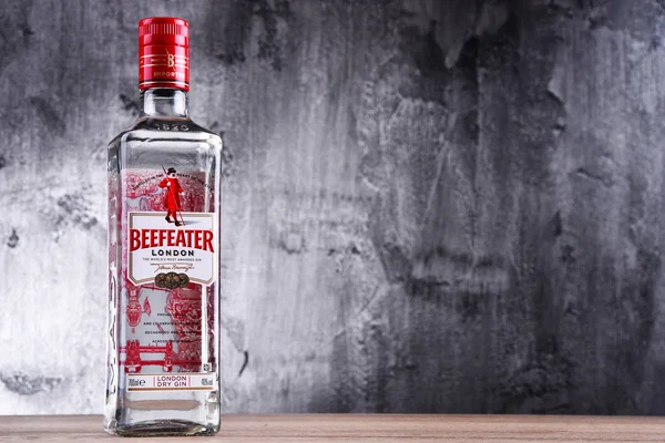 Garrafa de Beefeater Gin — Fotografia de Stock