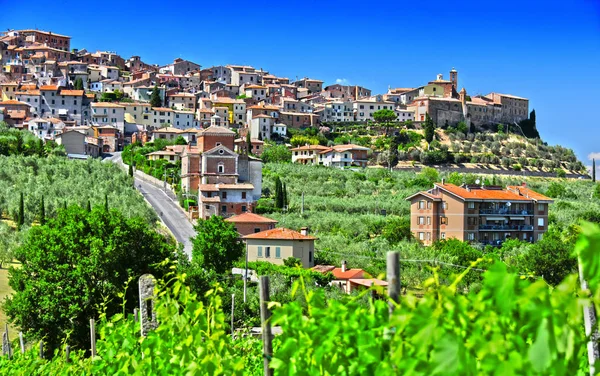 Ville de Chianciano Terme en Toscane, Italie — Photo