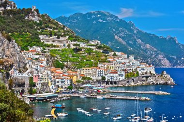 İl Salerno, Campania, İtalya'nın Amalfi