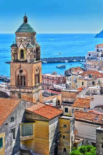 Amalfi in de provincie Salerno, Campania, Italië — Stockfoto