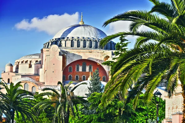 Museu Hagia Sophia (Ayasofya Muzesi) em Istambul, Turquia — Fotografia de Stock