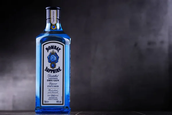 Flaska Bombay Sapphire Gin — Stockfoto