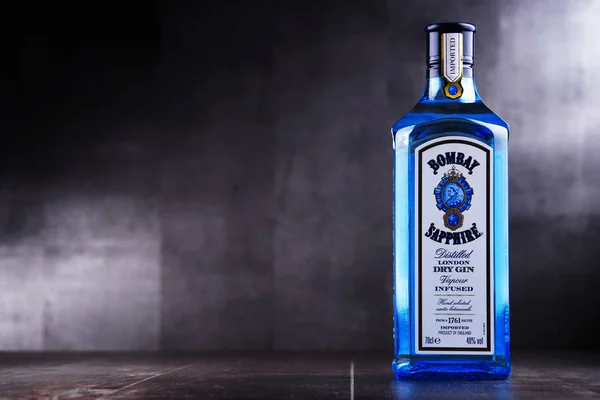 Flaska Bombay Sapphire Gin — Stockfoto