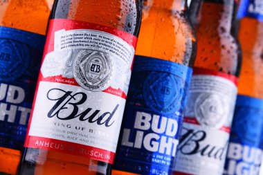 Bud ve Bud Light bira şişesi