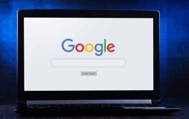 Google 'ın laptop görüntüleme logosu