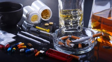 Alkol, sigara ve uyuşturucu gibi bağımlılık yapıcı maddeler